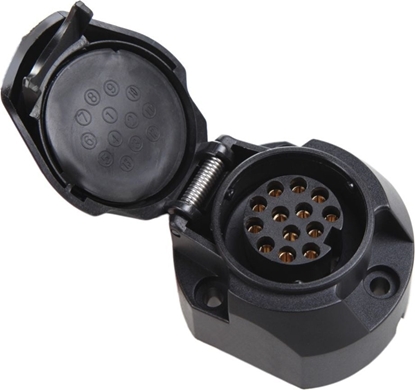 Attēls no Prolech Gniazdo przyczepy samoch. plastik 13Pin 4838# - 4838#