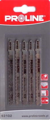 Attēls no Pro-Line Brzeszczoty do wyrzynarki 5szt. 100mm 10TPI typ T - 93102