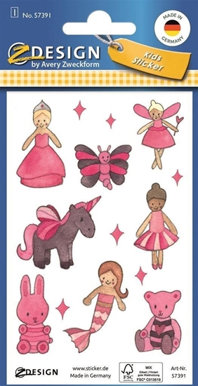 Picture of ProNice Brokatowe naklejki - Dla dziewczynki