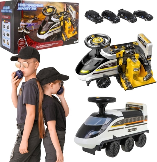 Picture of ProNice JEDZIK Z PARKINGIEM 2W1 POLICJA CZARNA