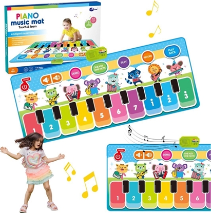 Attēls no ProNice MATA MUZYCZNA INTERAKTYWNA DLA DZIECI ZWIERZTKA DWIK INSTRUMENTY