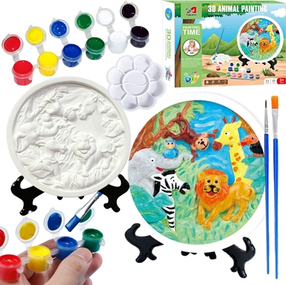 Picture of ProNice ZESTAW KREATYWNY GIPSOWY ZWIERZTA DO MALOWANIA FARBKI GIPS MAY ARTYSTA 3D