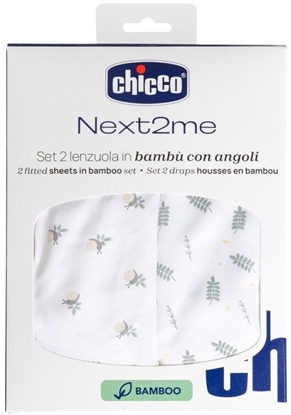 Picture of Przecierado Next2Me Forever bambus greenery 2szt