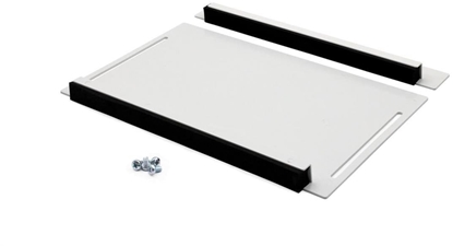 Picture of Przesuwny panel z gumowymi krawdziami do wprowadzania kabli szary do szaf stojcych 19 cali Hyper Pro DN-DGR-CME-G