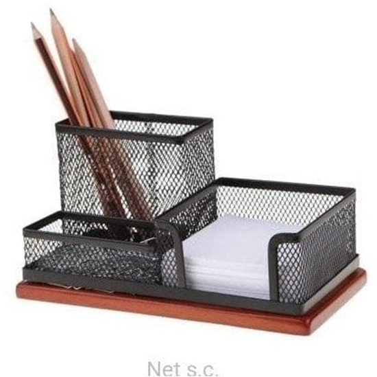 Picture of Przybornik czarny 3A z drewnem