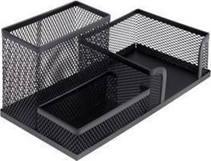 Picture of Przybornik wielofunkcyjny metalowy czarny MEMOBE