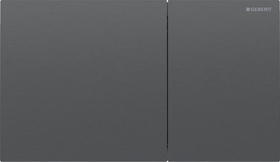 Изображение Przycisk spukujcy Geberit Przycisk uruchamiajcy Geberit Sigma70, przedni, stal nierdzewna czarny chrom