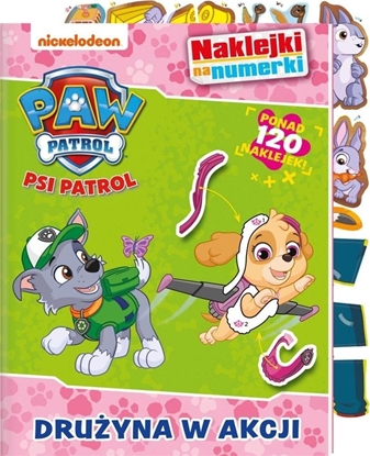 Picture of Psi Patrol. Naklejki na numerki. Druyna w akcji