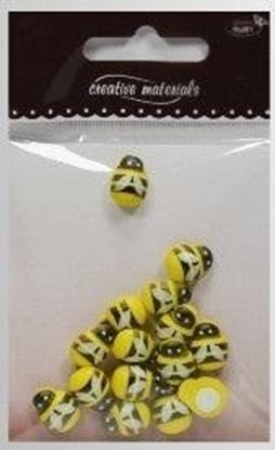 Picture of Pszczóki drewniane 10x13mm 15szt