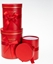 Picture of Pudeko Flower Box 3szt czerwony ROZETTE