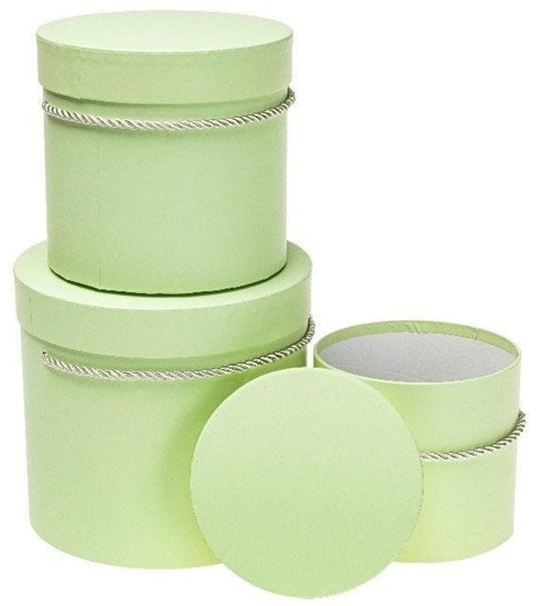 Picture of Pudeko Flower Box 3szt jasnozielony ROZETTE