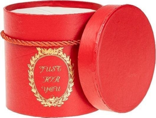 Picture of Pudeko Flower Box czerwony ROZETTE