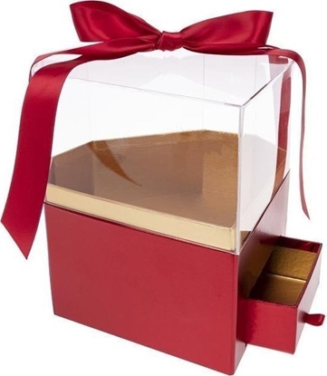 Picture of Pudeko Flower Box Diament czerwony ROZETTE