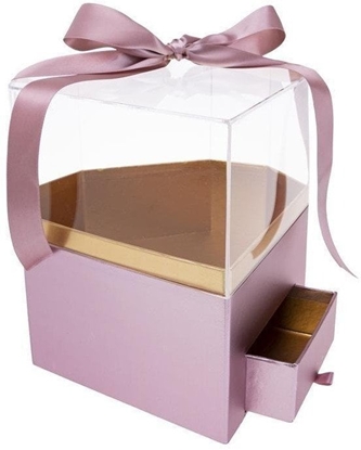 Picture of Pudeko Flower Box Diament róowy ROZETTE