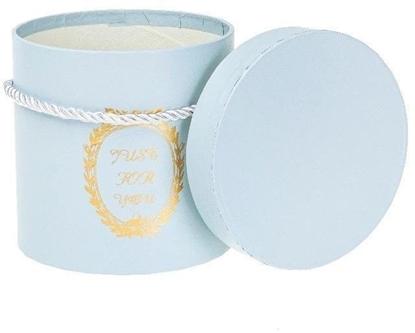 Picture of Pudeko Flower Box niebieski ROZETTE