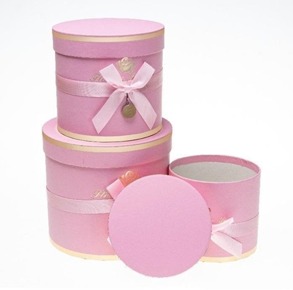 Picture of Pudeko Flower Box z kokard 3szt c.ró ROZETTE