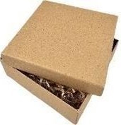 Изображение Pudeko prezentowe kraft beowe 15x15x5,5cm