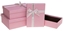 Изображение Pudeko prezentowe z kokard 3szt róowy ROZETTE