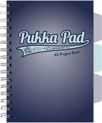 Attēls no Pukka Pad Project Book Navy A5/100K kratka granatowy (3szt)