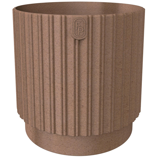 Picture of Puķu pods Mika Cyli 22cm, Eco Wood brūns