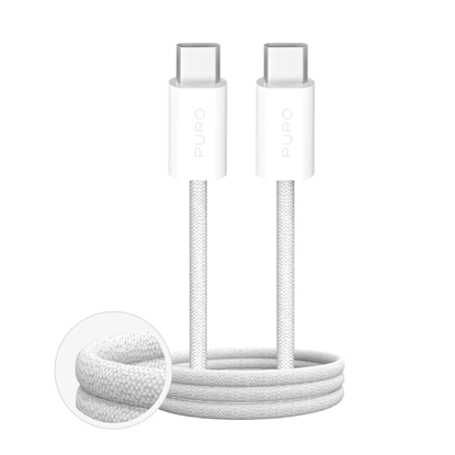 Picture of USB kabelis Puro Fabrik USB-C-USB-C 2m White