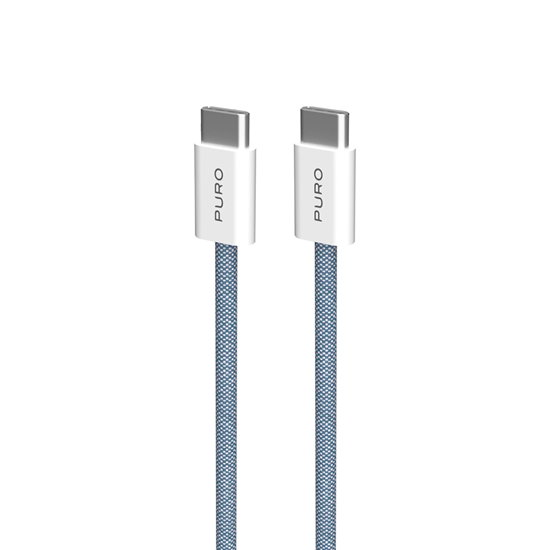 Изображение Puro Fabrik 60W USB-C - USB-C Cable 1.5m - Blue