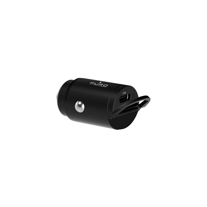 Attēls no Puro Mini 20W USB-C Car Charger - Black