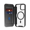 Picture of Puro Puro Book Mag MagSafe Leather Case with Flap and Card Slot for iPhone 16 Plus - Black