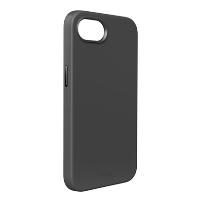 Picture of Puro Puro Liquid Silicon Cover "ICON MAG PRO" with Magsafe, metal buttons and camera ring for iPhone 16E, black