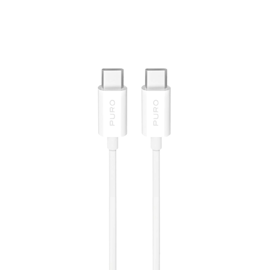 Picture of Puro TPE 25W USB-C - USB-C 3m Cable - White