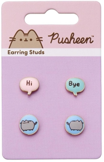 Picture of Pusheen Kolczyki Podwójne - Urokliwy Akcent dla Twojego Stylu i Radoci
