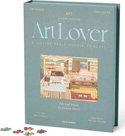 Изображение Puzzle 1000 Art Lover Book - Part and Whole