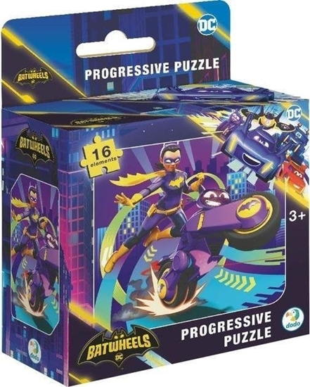 Picture of Puzzle 16 Batwheels. Motocykl Batgirl Bibi