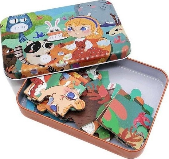Изображение Puzzle 22 w metalowym pudeku
