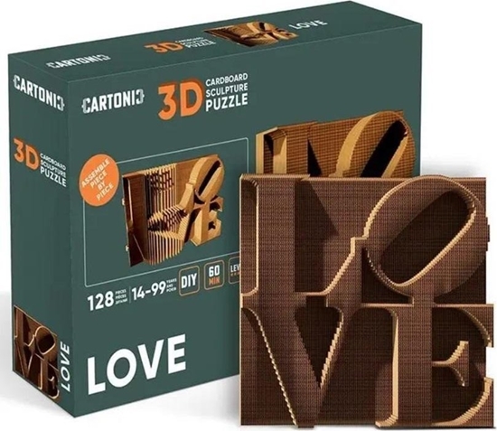 Изображение Puzzle 3D kartonowe - Love