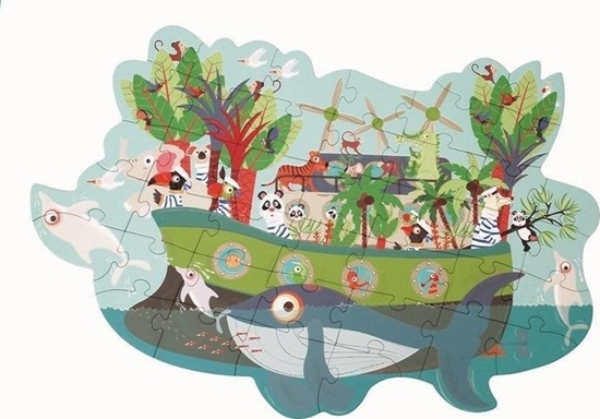 Picture of Puzzle 40 konturowe Arka