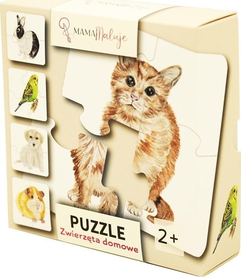 Picture of Puzzle 4-elementowe Zwierzta domowe