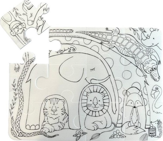 Изображение Puzzle Cute Friends Funny Mat STRIGO