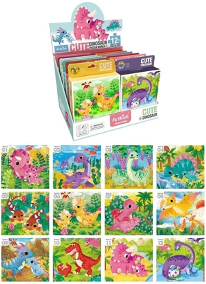 Picture of Puzzle dinozaury 20el MIX