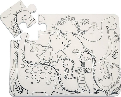 Изображение Puzzle Dinozaury Funny Mat STRIGO