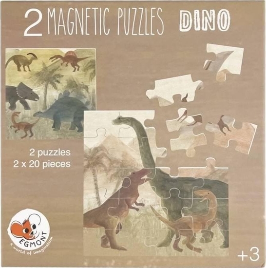 Picture of Puzzle magnetyczne Dinozaury