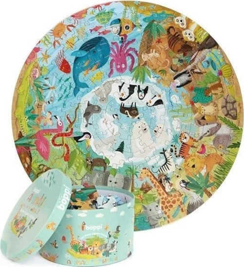 Изображение Puzzle okrge 150 Zwierzta wiata