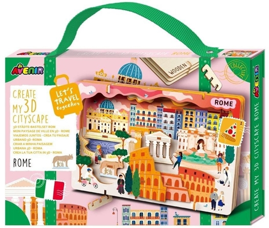 Изображение Puzzle Stwórz pejza miejski 3D - Rzym