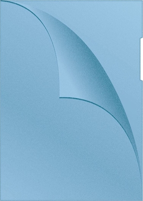 Attēls no Q-Connect OBWOLUTA Q-CONNECT TYPU L, PP, A4, GROSZKOWA, 120MIKR.,NIEBIESKA KF00307