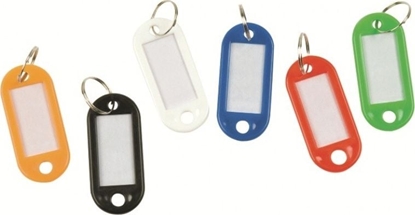 Attēls no Q-Connect Zawieszki na klucze Q-CONNECT, 58x20mm, 240szt., mix kolorów