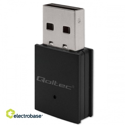 Attēls no Qoltec 2in1 bezvadu Mini USB adapteris WiFi 150 Mbps + Bluetooth 4.0