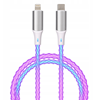 Изображение Qualo QCS-CL-00 Glowing Cable USB-С – Lightning / 12W / 1m / LED