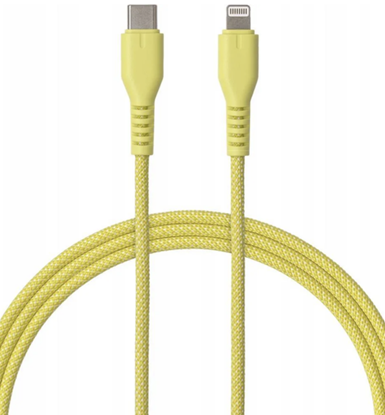 Picture of Qualo QKN-CL-05 Cable USB-C - Lightning 12W / 1.5m / yellow