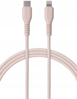 Picture of Qualo QKN-CL-16 Cable USB-C - Lightning 12W / 1.5m / pink