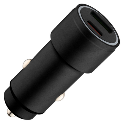 Picture of Qualo QLS-AC-38 Aluminum Car charger 38W / USB-C / USB-A